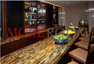 Yellow Tiger Eye Table