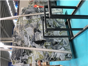 Green Ice Onyx Polished Tiles Slabs Floor Wall