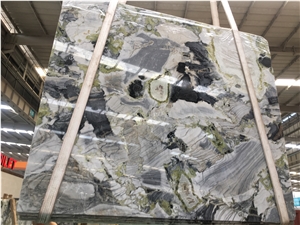 Green Ice Onyx Polished Tiles Slabs Floor Wall
