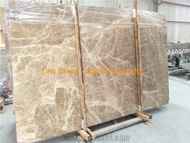 Light Emperador Marble Tiles Slabs