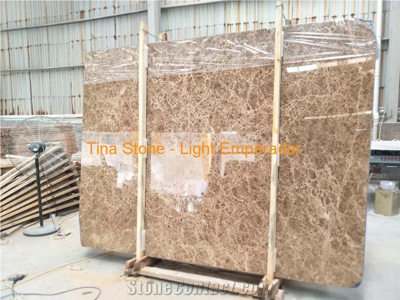 Light Emperador Marble Tiles Slabs