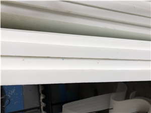Pure White Kitchen Countertop Nano Glass
