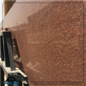 Granite Red Forssan Slabs, Forsan Red Granite