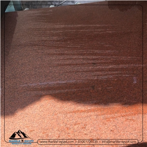 Granite Red Forssan Slabs, Forsan Red Granite