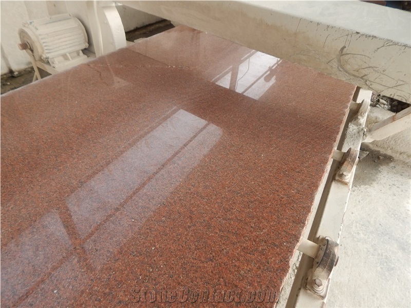 Granite Red Forssan Slabs, Forsan Red Granite