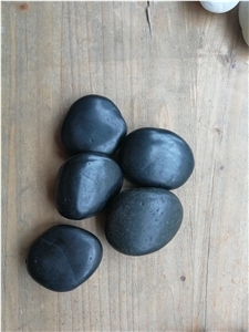 High Quality High Polished Black River Stone 5-7cm High Quality High Polished Black River Stone 5-7cm