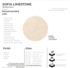 Sofia Limestone Tiles & Slabs