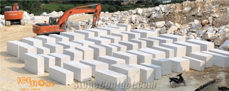 Misty White Marble Blocks & Slabs & Cut to Size