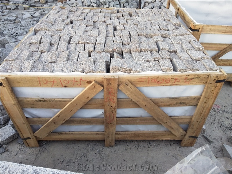 G648 Granite Pavers Red Granite Paving Stone