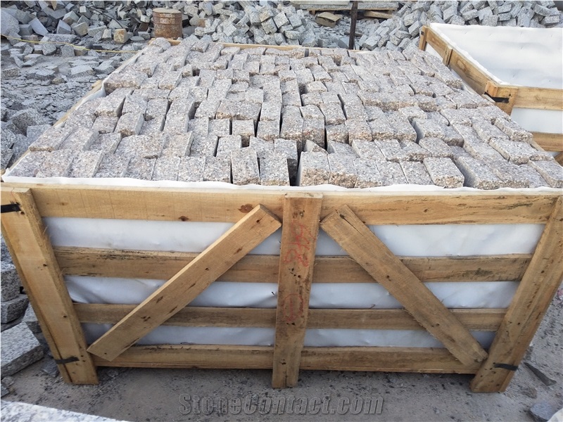 G648 Granite Pavers Red Granite Paving Stone