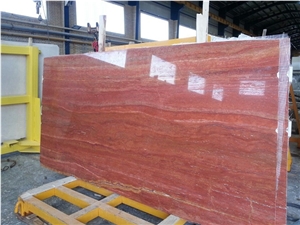 Red Travertine Slabs