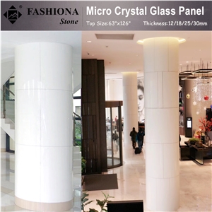 Micro Crystal and Nano White Stone Column Cladding