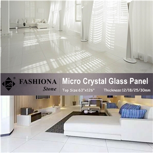 Super White Micro Crystal Stone Slabs and Tiles