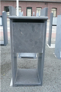 Chinese Blue Limestone Letter Box ,Mailbox