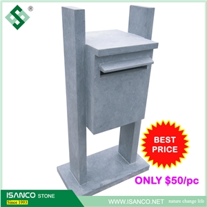 Cheap Blue Limestone Mailbox for Sale