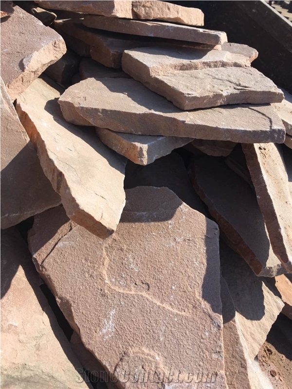 Red Sandstone Irregular Tiles