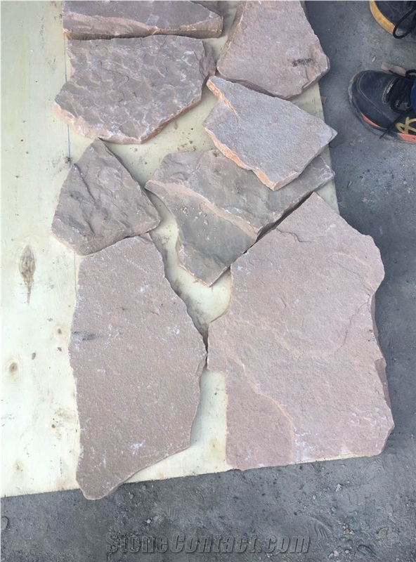 Red Sandstone Irregular Tiles