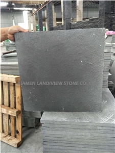 Flamed Black Sandstone Pool Deck Tile