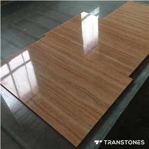 Alabaster Sheet Wooden Pattern for Wall Covering