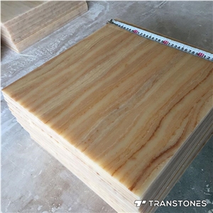 Alabaster Sheet Wooden Pattern for Wall Covering