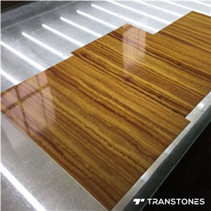 Alabaster Sheet Wooden Pattern for Wall Covering