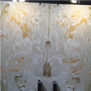 Alabaster Translucent Book Match Stone Wall Panels