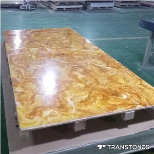 Artificial Stone Panel Wall Slab for Office Desk