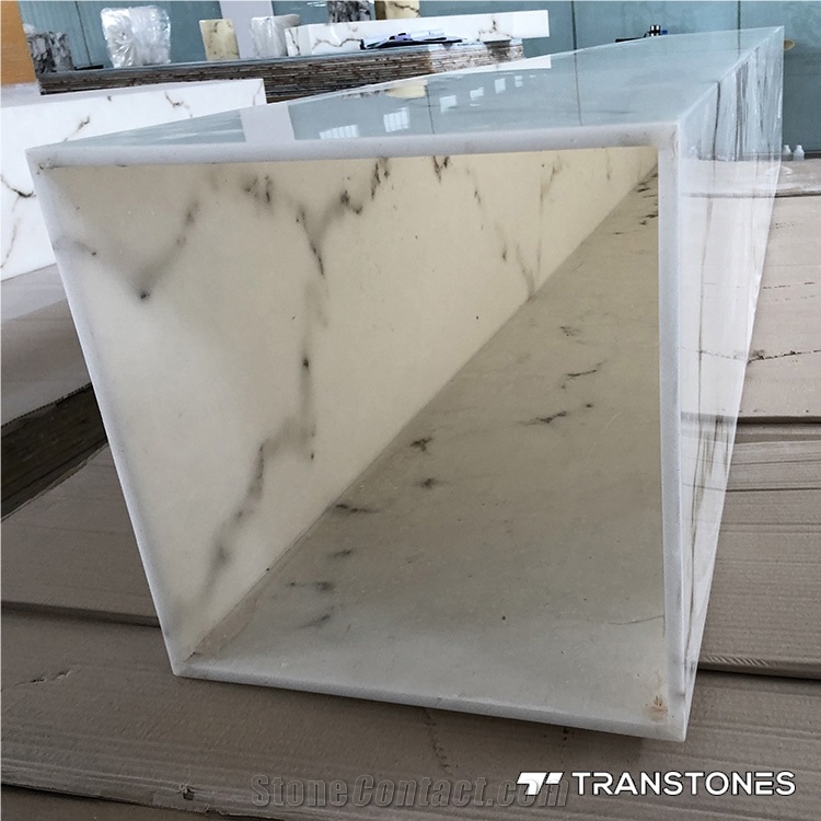 Translucent Backlit Artificial Stone Onyx Lightbox