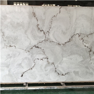 Translucent Black Pattern Artificial Stone Onyx