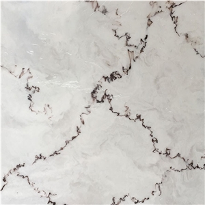 Translucent Black Pattern Artificial Stone Onyx