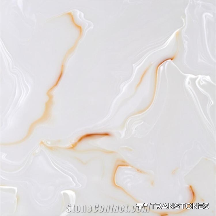 Transparent Faux Stone Bookmatch for Wall Covering