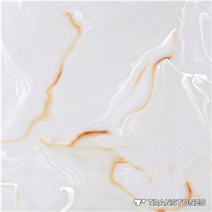 Transparent Faux Stone Bookmatch for Wall Covering