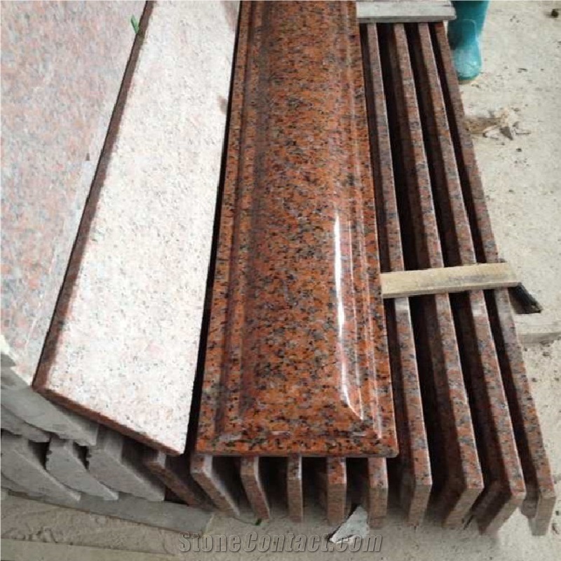 Granite Stair Railing Maple Red Stone