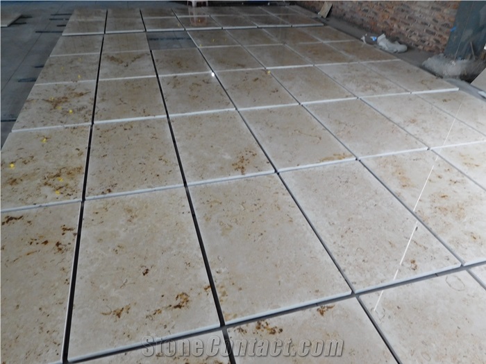 Beige Lyme Stone Slabs Tiles Elegant Limestone
