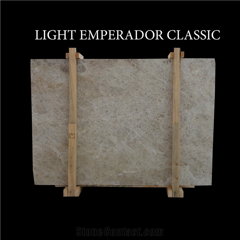 Light Emperador Classic Turkish Beige Slabs