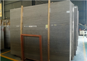 A Grade Grey Wood Grain Marble Slab