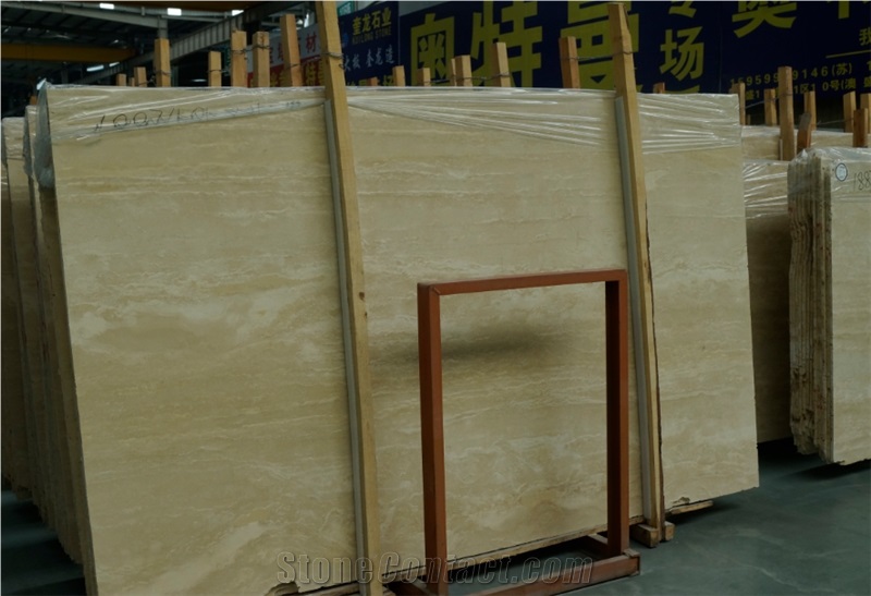 Classic Beige Travertine Slabs