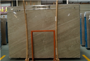 Good Quality Coffee Wood Grain Marble Slabs