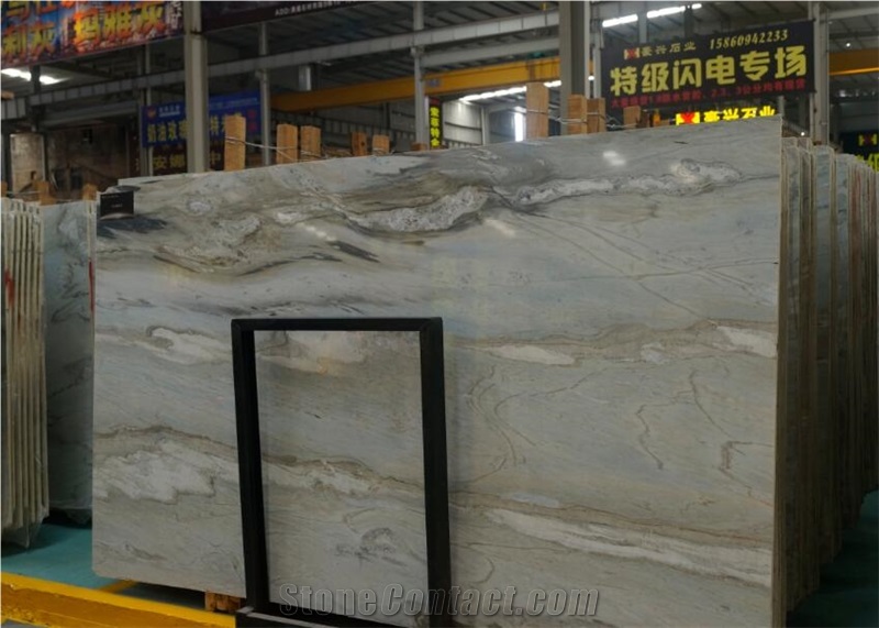 Luxurious Big Marble Slab Foorling Tiles Hotel Use