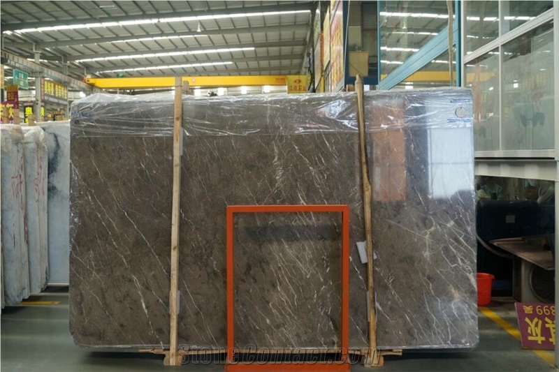 New Turkish Ash Marble Big Slab Wall Tiles