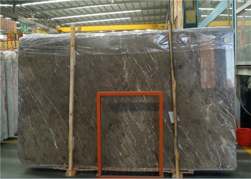 New Turkish Ash Marble Big Slab Wall Tiles