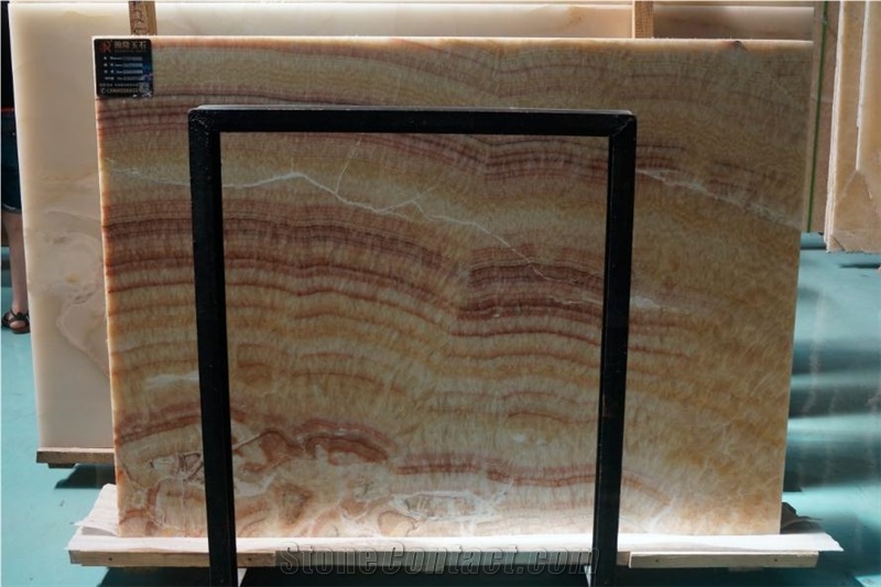 Rainbow Onyx Slab for Hotel Home Decoration