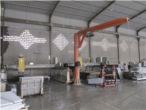 White Snow Onyx Slabs for Wall Decoration