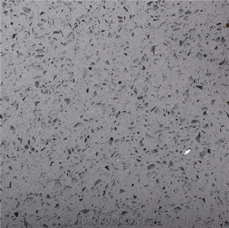 Black Atifical Quartz Stone Slabs