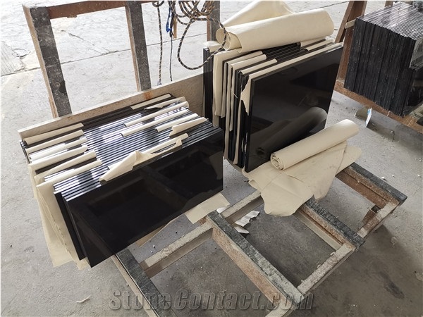 Absolute Black Granite Stone Mongolia Black