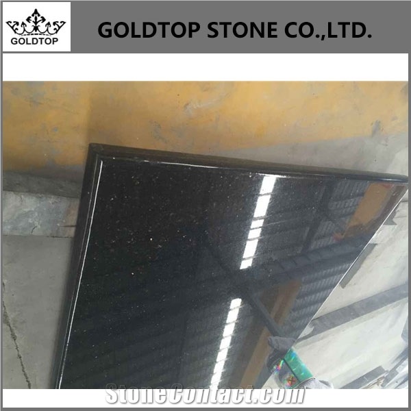 Black Galaxy India Granite Polish Slabs,Tiles