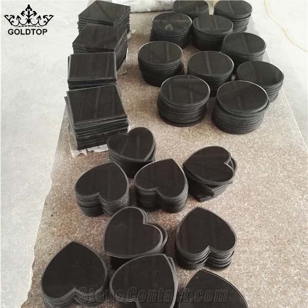 Laser Engraving Tile Have Heart Shaped & Ovel Ect