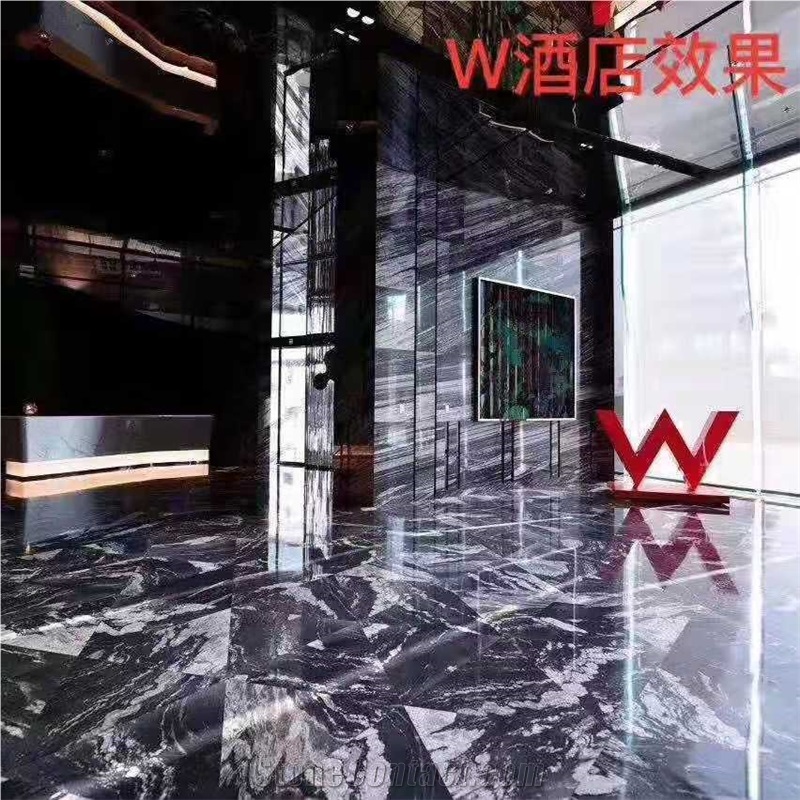 Jet Mist/Snow Grey/China Black Granite