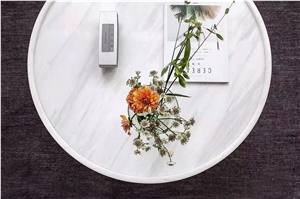 Lilac,White Marble Table,Stone Furniture