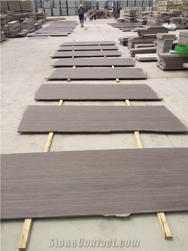 Wenge Brown Wooden Sandstone,Purple Wood Sandstone